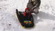 Sledding by myself!