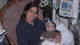 with mom at hospital